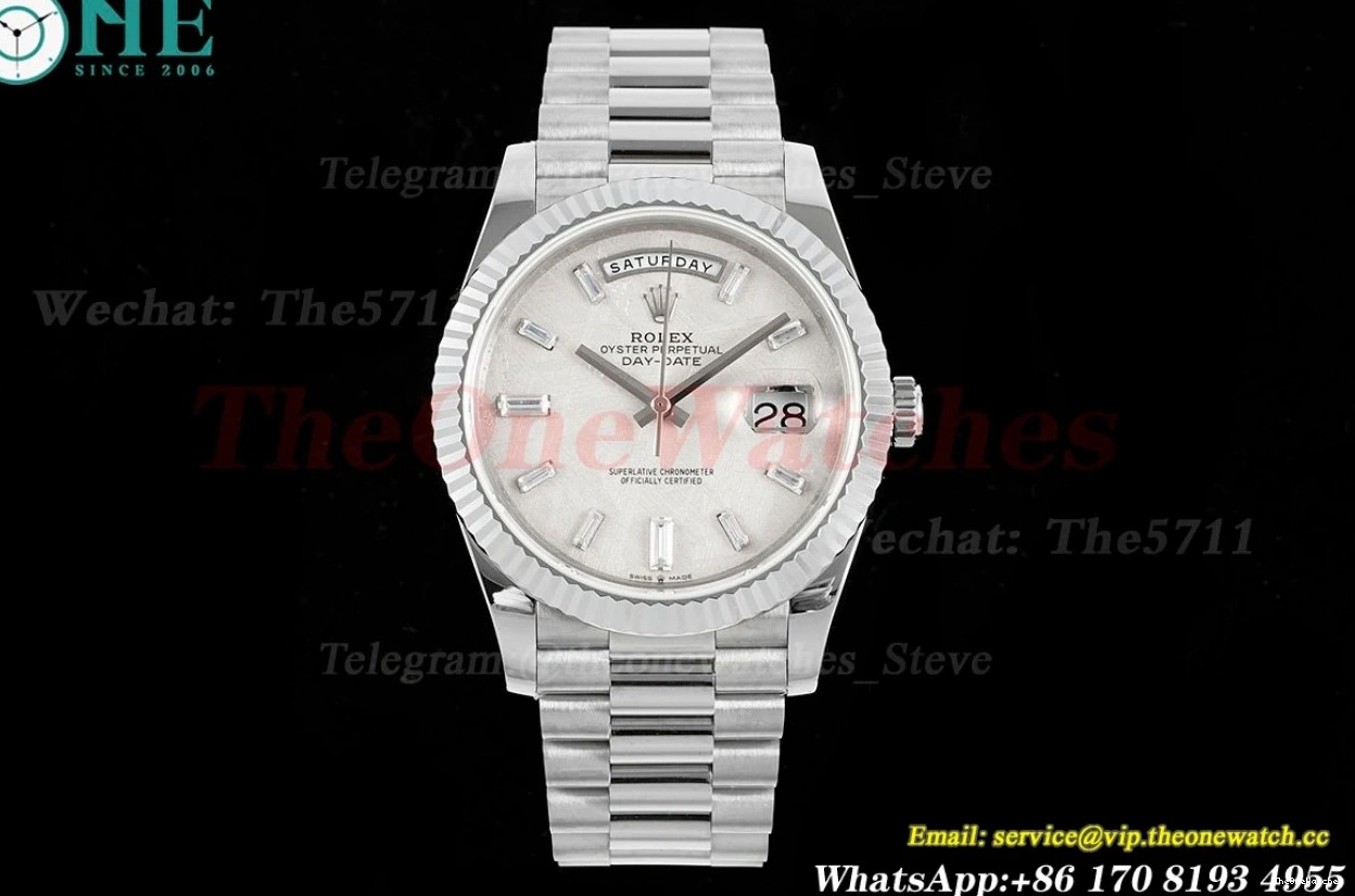 SS V4 (Gain VR3255 Dial Meteorite Weight) 228236 SS DayDate 40mm JDF 0206